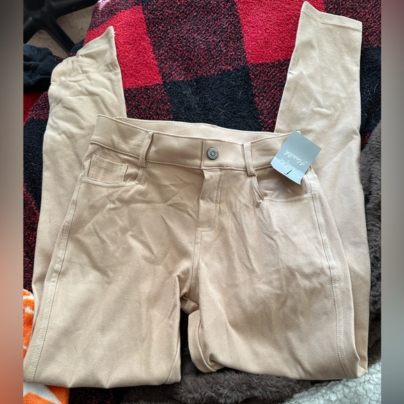 khaki leggings - Picture 3 of 4